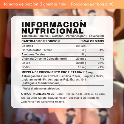 Gomitas de crecimiento Talltitude